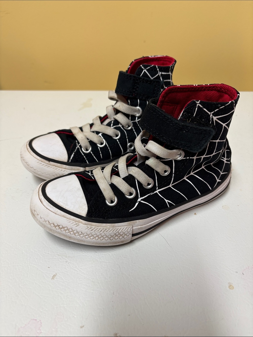 Converse spider web high tops